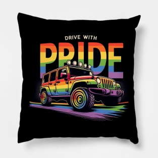 Jeep Rainbow Trail Pillow