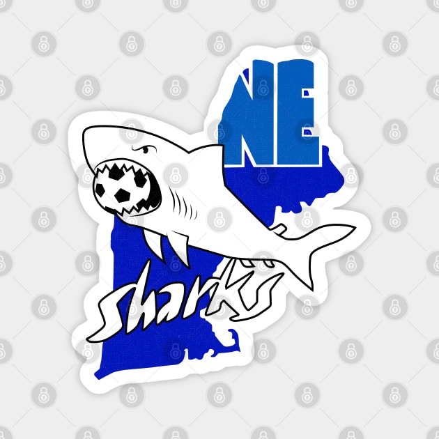 deffunct New England Sharks Soccer 1981 Magnet by LocalZonly