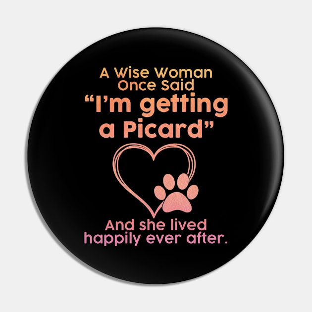 Picard dog mom pet lover gift . Perfect present for mother dad friend him or her Pin by SerenityByAlex