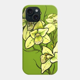 Green Orchid Phone Case