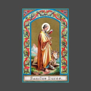 Saint Luke the Evangelist Holy Card T-Shirt