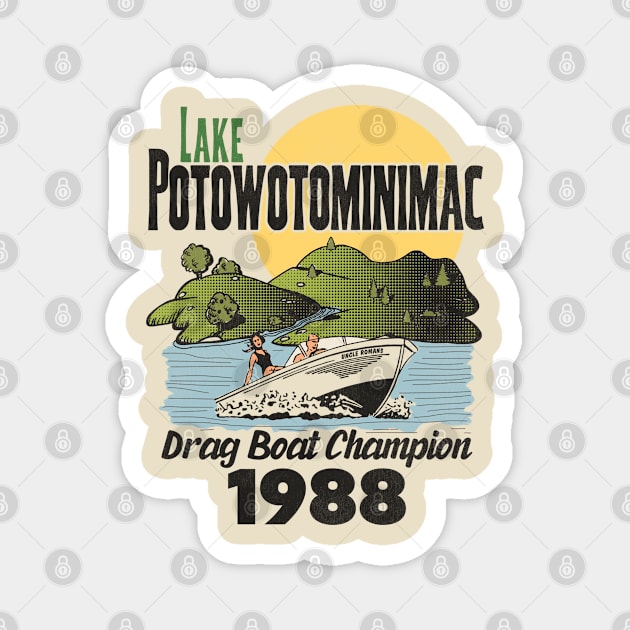 Lake Potowotominimac - Great Outdoors Magnet by darklordpug