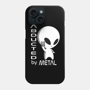 Cute and Metalhead Grey Alien Phone Case