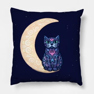 Moon cat Pillow