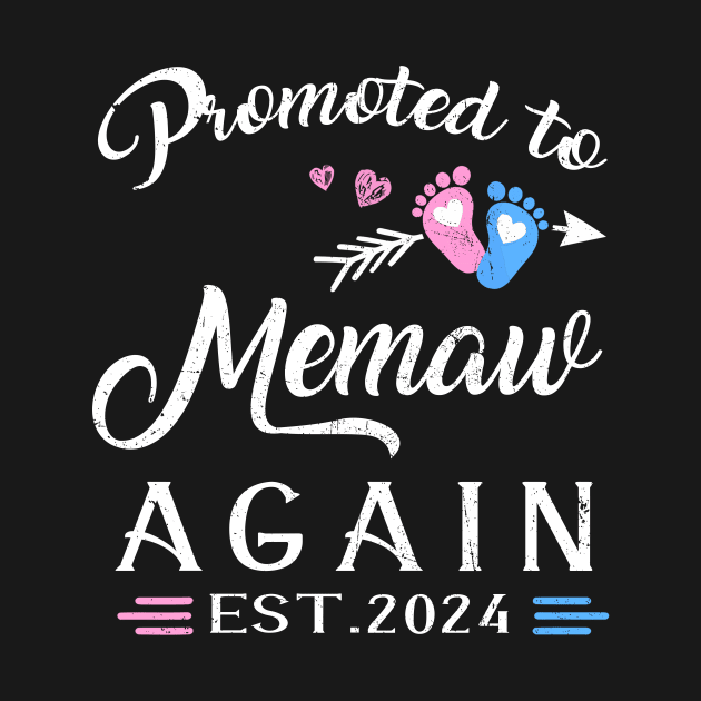 Promoted To Memaw Again Est 2024 Pregnancy Announcement by New Hights