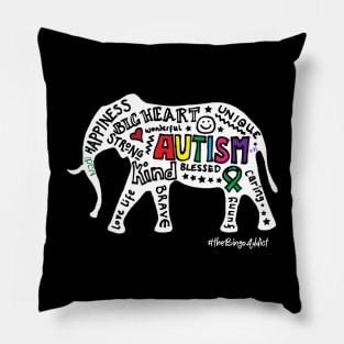 Autism Elephant Shirt Pillow