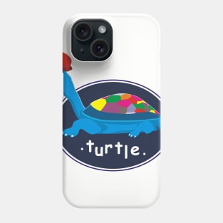 turtle has a shell colors and likes to bring a hat and sunglasses Phone Case