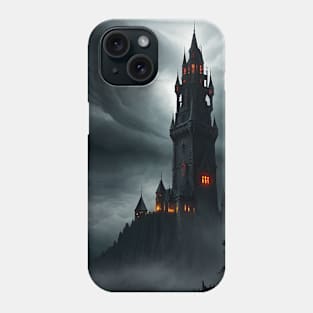 Massive Tower in a Foggy Field Phone Case