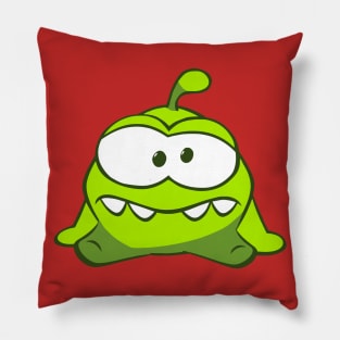 Hello Green Alien Pillow