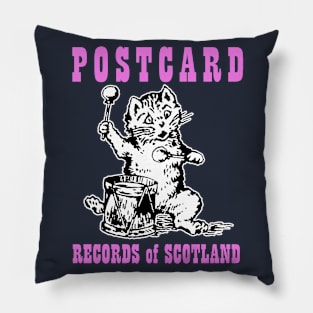 Postcard Records Pillow