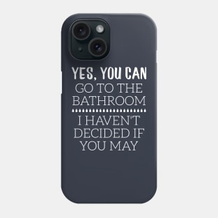 The Bathroom Grammar Lesson Phone Case