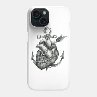 Half a heart without you Phone Case