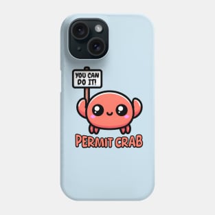 Permit Crab! Cute Crab Pun Phone Case