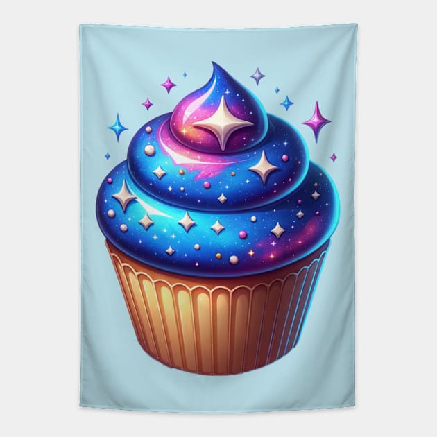 Galaxy Cup Cake Cake Lovers Tapestry by Odetee