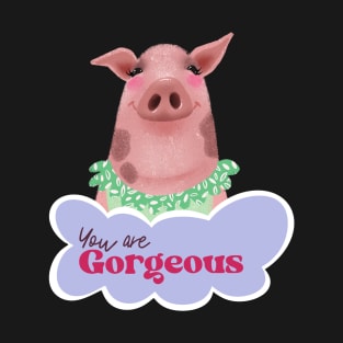 Cute pig sticker T-Shirt