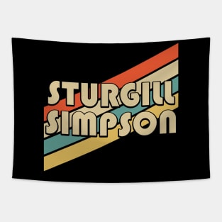 Vintage 80s Sturgill Personalized Name Tapestry