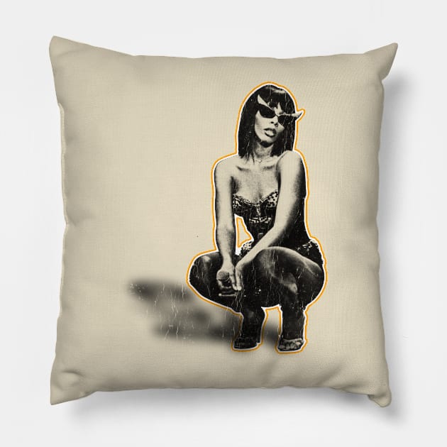 Retro Donna Summer Pillow by MuraiKacerStore