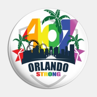 407 Orlando Strong with Pride Pin