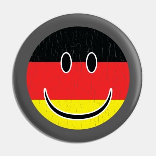 Smiley Germany Flag Fan German Fan Gift Pin