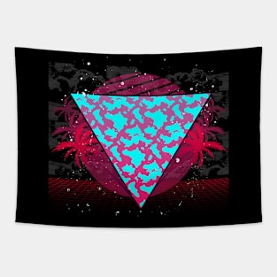 Animal Cow Print Vaporwave Cow Pattern Tapestry