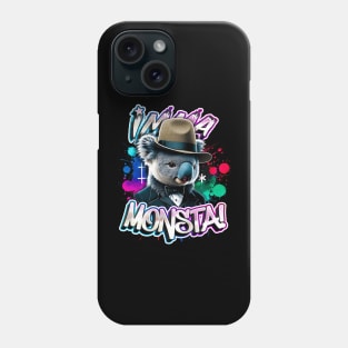 Imma Monsta! KOALA | Blacktee | by Asarteon Phone Case