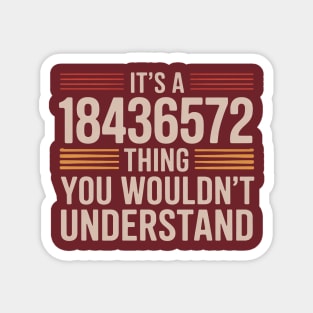 It's A 18436572 Thing V8 Engine Classic Muscle Car Guy Magnet