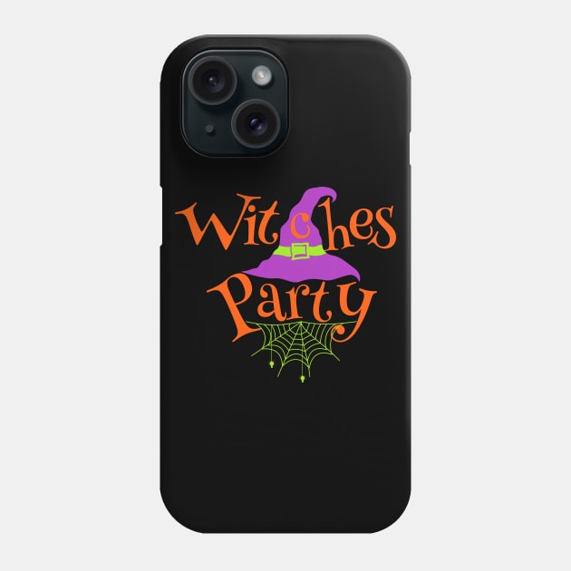 Halloween Witches Hat Party Phone Case by koolteas