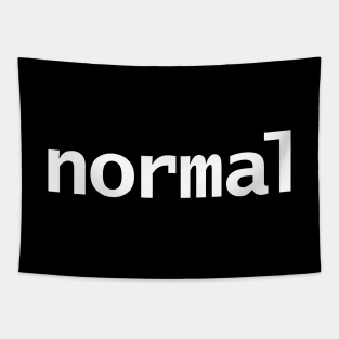 Normal Minimal Typography White Text Tapestry