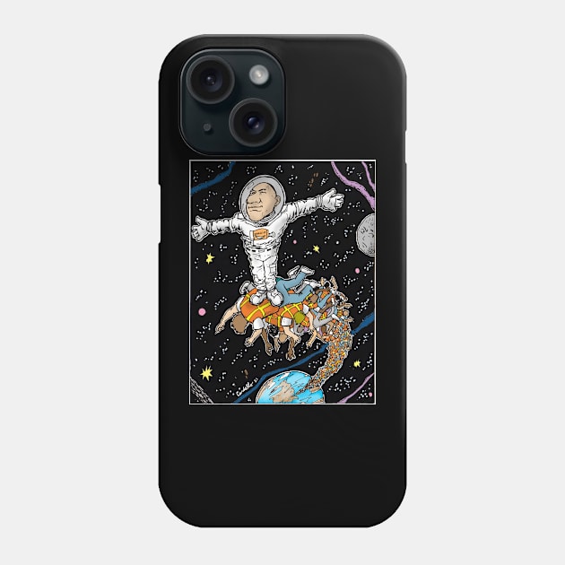 Spaceman Phone Case by tlw