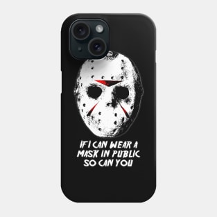 Funny Friday The 13th Mask Wearing Phone Case