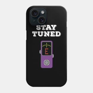 Stay Tuned Purple Pedal Tuner Phone Case