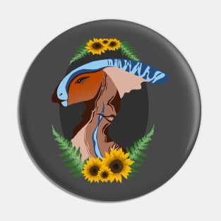 Parasunflower Pin