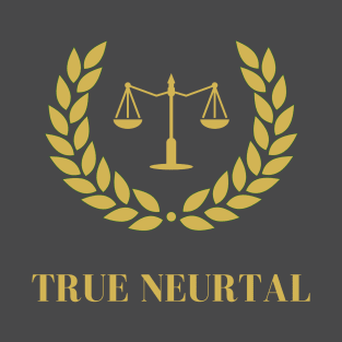 True Neutral mug shirt gift alignment dnd Dungeons T-Shirt