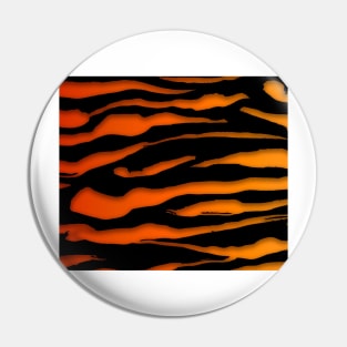 Orange Zebra Pin