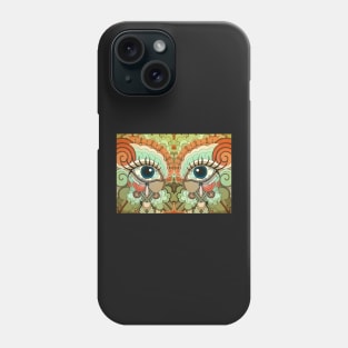 Eye Spy Orange Green x2 Phone Case