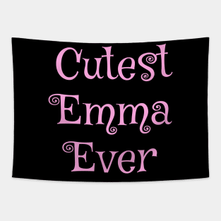 Cutest Emma ever text design Tapestry