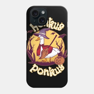 Honkus Ponkus Funny Duck Halloween Witch Goose Costume Phone Case