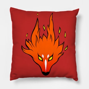 The fox's flames Pillow