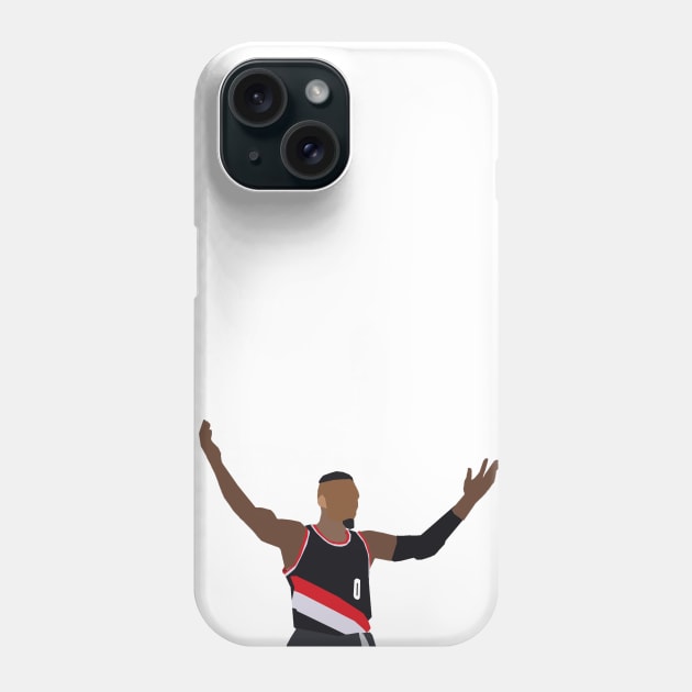 Damian Lillard Phone Case by xavierjfong