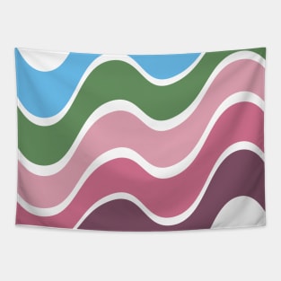 Rippling Colors Tapestry