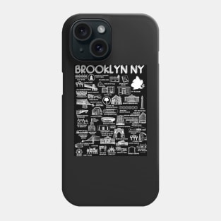 Brooklyn NY Map Phone Case