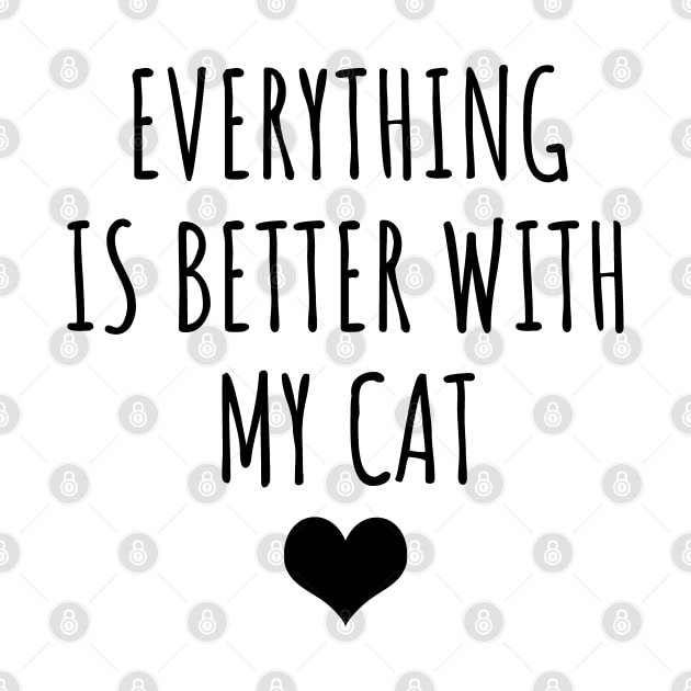 Everything is better with my cat by LunaMay