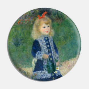 Auguste Renoir A Girl with a Watering Can 1876 Painting Pin