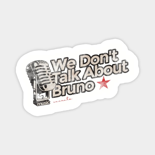 We Don't Talk About Bruno - Greatest Karaoke Songs Magnet by G-THE BOX