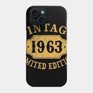 1963 57 years old 57th Limited Birthday, Anniversary Gift T-Shirt Phone Case