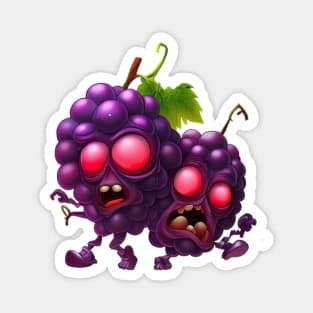 Zombie Grapes - Earl and Dale Magnet
