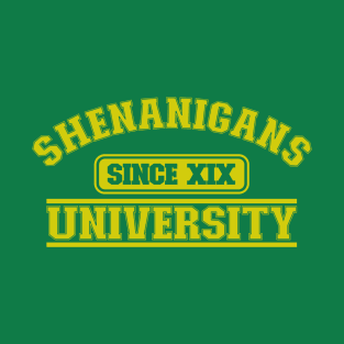 Shenanigans University (Gold) T-Shirt