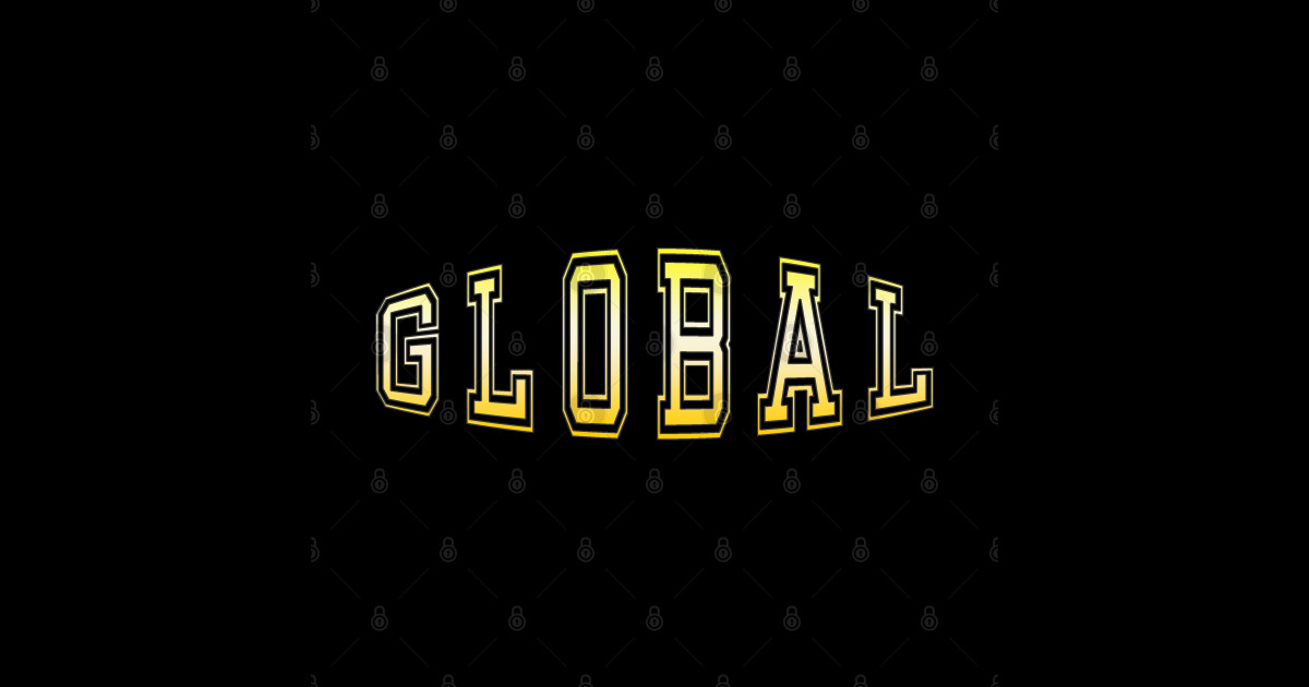 GLOBAL V.1 - Global - Sticker | TeePublic