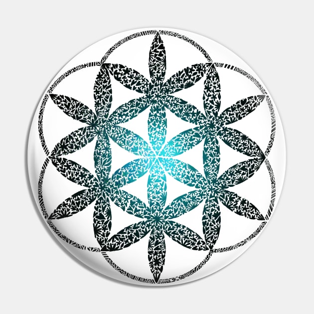 Flower of Life Pin by Haptica