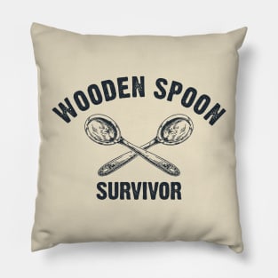 wooden spoon survivor Pillow